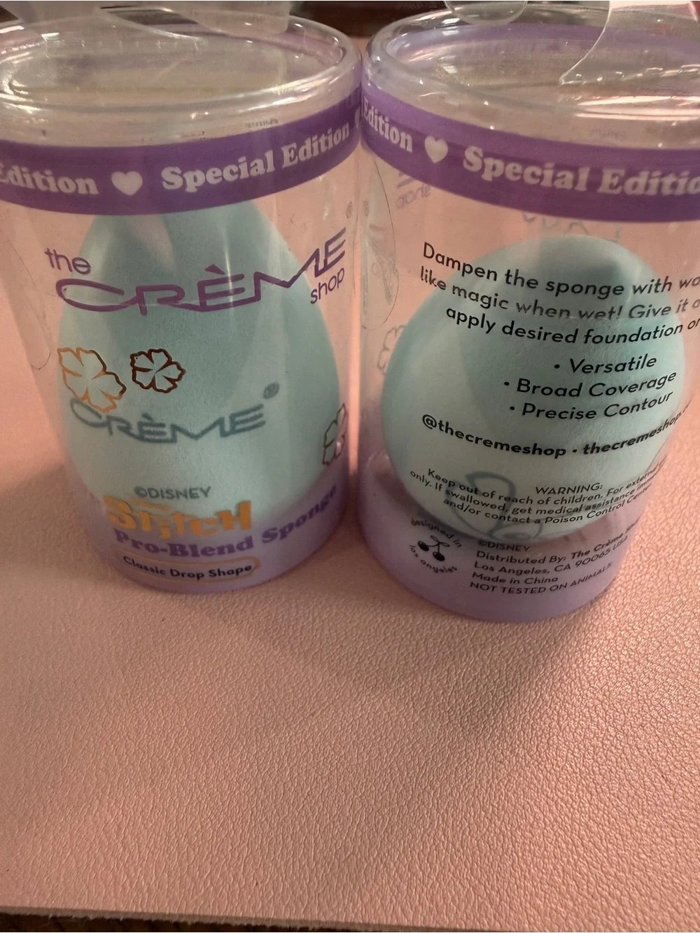 3/$25 The Crème Shop x Disney Stitch Pro Makeup Sponge - Special Edition NIB